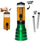 3 Torre De Chopp Chopeira 2 Litros C/2 Tubo Gelante Verde - BEER CHOPP