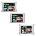 3 Travesseiros de Látex - Com Capa Removível