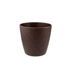 3 un Vaso plantas colmeia decorativo flor G MARROM ESCURO