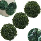 3 Unidades Bolas De Buchinho Sintetica Grande 28cm /Grama Redonda Verde Artificial Para Decoração De Casa / Planta, Vaso Arranjos E Jardim