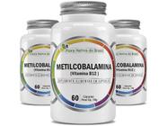 3 Vitamina B12 Metilcobalamina 414% 60 Cápsulas