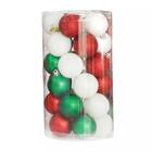 30 Bolas de Natal Luxo Bolinhas Natal 5cm Coloridas Decoração Enfeite de Arvore de Natal Noel