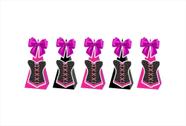 30 Caixinhas CONE para doces Chá de Lingerie Pink