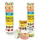 30 Fitas Washi Tape Decorativas Caderno Scrapbook Escolar