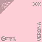 30 Folhas Color Plus 30,5x30,5cm 180g Verona (rosa Bebê)