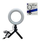 30 Iluminador Led Ring Light 3 Cores 6.5 16Cm Tripe Atacado - One-X