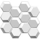 30 Placas Revestimento 3D PREMIUM para Parede (5m²) Premierdecor - HEXAGON