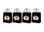 30 Sacolinhas preto Pride LGBTQIA+ - Produto artesanal