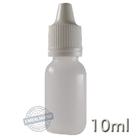 300 Frasco Plástico 10ml conta gotas Natural - Ref 14760