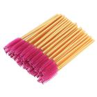 300 Pack Varinhas de rímel a granel pincéis descartáveis para extensões Upgrade Eye Lash Wand Makeup Tool Kit, Ouro / Rosa
