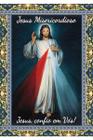 3000 Santinho Jesus Misericordioso (oração no verso) - 7x10 cm