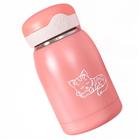 300ML Mini Coffee Vacuum Afoga Adorável Garrafa Térmica De Aço Inoxidável Portátil Viagem Garrafa Térmica Isolada Frascos de vácuo e termoses (rosa) - HTTN