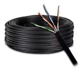 30m Cabo De Rede Multicamera 24awg 4 Pares Blindado Telecam