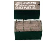 30x Rele 5v 1amp - Src-05vdc-Sh 2 Contatos 8 Terminais - Songle