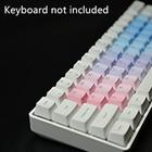 37 teclas PBT Keycaps retroiluminado juego de teclas de dobl