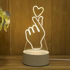 3D Cartoon Night Light, Led Bedside Lamp DIY Acrilic Gift - Wokex