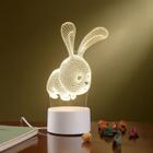 3D Cartoon Night Light, Led Bedside Lamp DIY Acrilic Gift - Wokex