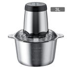 3Litros Picador De Alimentos Moedor De Carne Mixer Elétrica Processador Cozinha Casa Alho 110v