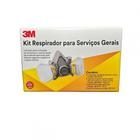 3m kit respirador 6200 c/ cartucho