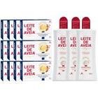 3UN Hidratante Leite De Aveia 400ml e 12 Sabonetes Aveia e Óleo de Amendoas Davene