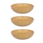 3un Saladeira redonda 2,4lt tigela bowl 25cm Marrom Claro - Evo