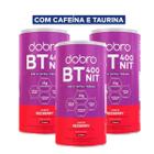 3x Bt Nitrato Com Cafeína E Taurina Dobro Sabor Redberry 450g