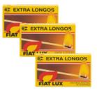 3x Caixas De Fósforo Extra Longo Fiat Lux Com 50 Unidades