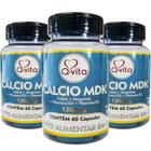 3X Cálcio Mdk Q-Vita 60 Cápsulas 1300Mg