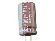 3x Capacitor Eletrolitico 120uf/400v 105 18x33mm Nichicon