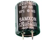 3x Capacitor Eletrolitico 120uf/400v Snap-In 105º 25x30mm - Samxon