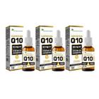 3x Coenzima Q10 100mg Ubiquinona Sublingual 30ml Sabor Laranja - Flora Nativa do Brasil