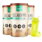 3x COLLAGEN PRO 450G - Colágeno Body Balance - Nutrify + Coqueteleira Cor Sortida 700 ml