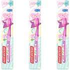 3X Escova De Dente Baby Peppa Pig 0-2 Anos Rosa Dentalclean