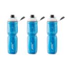 3x Garrafa de água Térmica P/ Bike Caramanhola Squeeze Bicicleta MTB P/ Ciclismo Academia - PTK