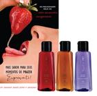 3x Gel Para Massagem Feelin Hot, morango, cereja e baunilia