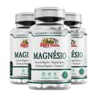 3x Magnésio 4 em 1 750mg 90cps Cloreto de Magnésio - Quelato Dimalato Vit. D3