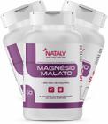 3x Magnésio Malato 60 Cápsulas de 500mg Nataly - Nataly