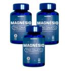 3x Magnésio Treonato Puro 60 Cápsulas 500mg - Natunéctar