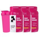 3x Max Shake 400g Cada + Coqueteleira - Max Titanium