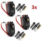 3x Motor Servo Original Leve Standar Modelismo Projeto Arduino Tower Pro Mg995 - TowerPro