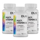 3x Multivitamínico 17 Vitaminas Essenciais Dux 90 Capsulas