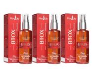 3x Óleo Reconstrutor Progressivo Btox 50ml MaryLife