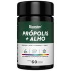 3x Própolis + Alho - 60 Cápsulas de 500Mg Matéria Prima Importada Imunidade Imune Vitamina C Extrato de Alho Própolis Verde Zinco