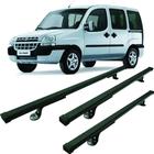 3x Rack Teto Roca Bagag Fiat Doblo S Longarina 01/ 09 187-3