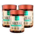 3x Suplemento Multivitamínico Multi ALL Nutrify 60 cápsulas