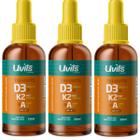 3x Vitamina D3 K2 A 20ml - Uvits