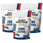 3x Whey Protein Concentrado Zero Lactose 900g New Nutrition