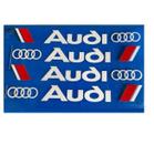 4 Adesivo Logo Emblema Maçaneta Lateral Audi Rs Sport Etc.. - Stickkar