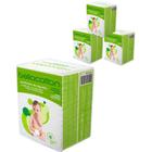 4 Algodão Quadrado Bebe kit de higiene Bellacotton Pacote 50 Unidades higienização