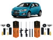 4 Amortecedor Com Kit Batente Chevrolet Sonic 2012 2013 2014 - Cofap